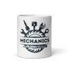 The Mechanics White glossy mug