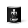 The Cook White glossy mug