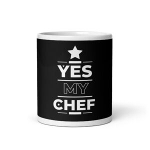 The Cook White glossy mug