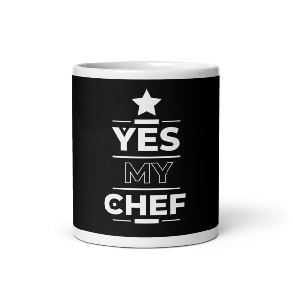The Cook White glossy mug