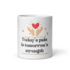 The Doctor White glossy mug