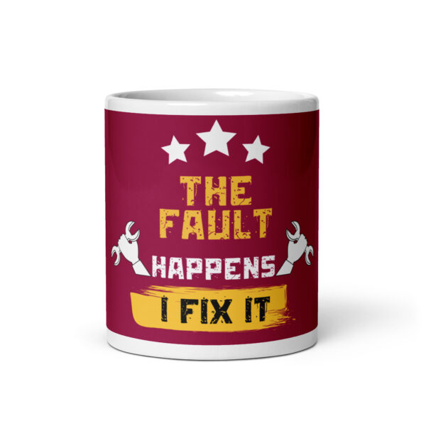 The Mechanics White glossy mug