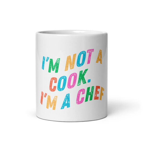 The Cook White glossy mug