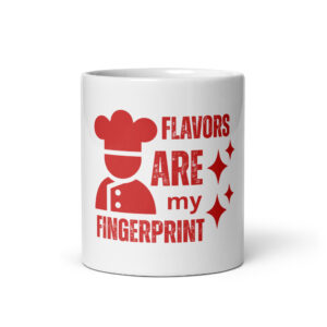 The Cook White glossy mug