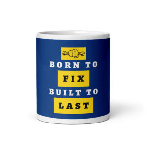 The Mechanic White glossy mug