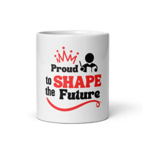 The Teacher White glossy mug