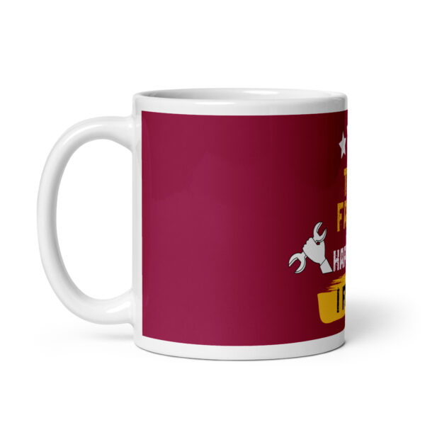 The Mechanics White glossy mug