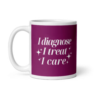 The Doctor White glossy mug
