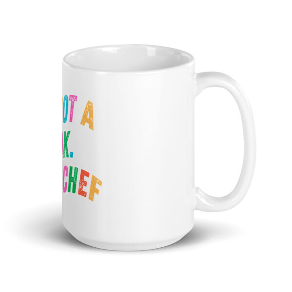The Cook White glossy mug