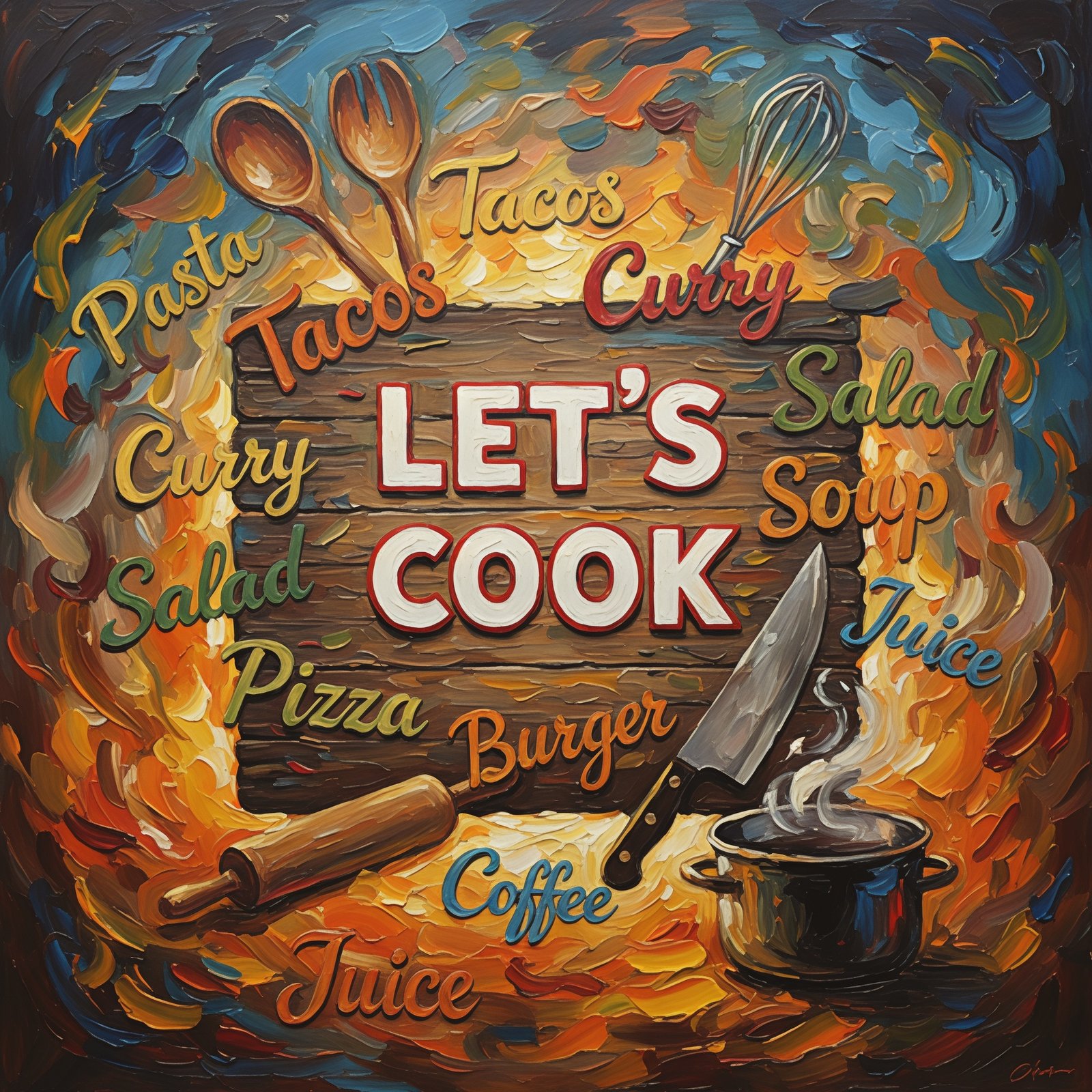 Cook Wall art: 10 Ideas Irresistibles de Decoración
