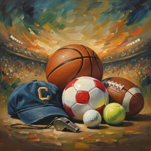 Sports coach Wall art